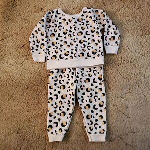 NWOT Garanimals Animal Print Pants Shirt Outfit Sz 18 Mos